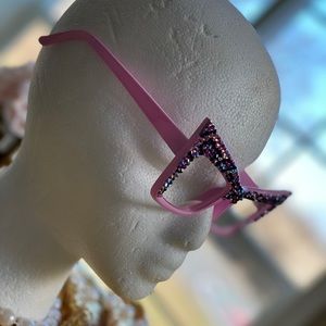 Barbie pink fun glasses